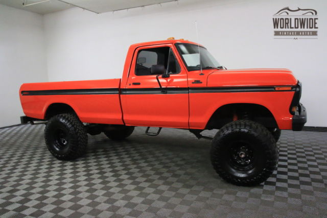 1978 Orange Ford F150