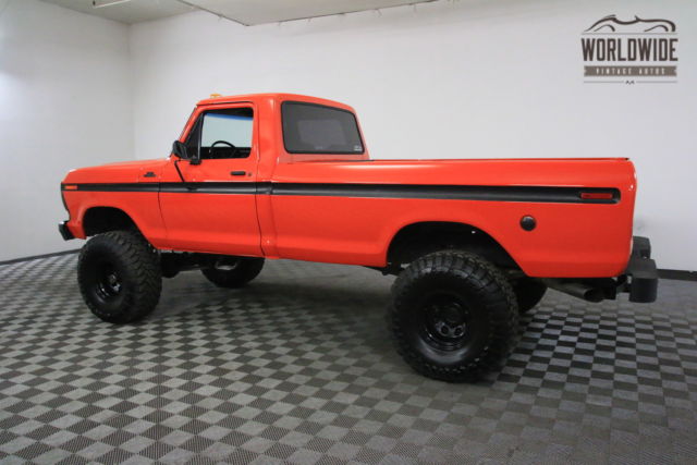 1978 Orange Ford F150