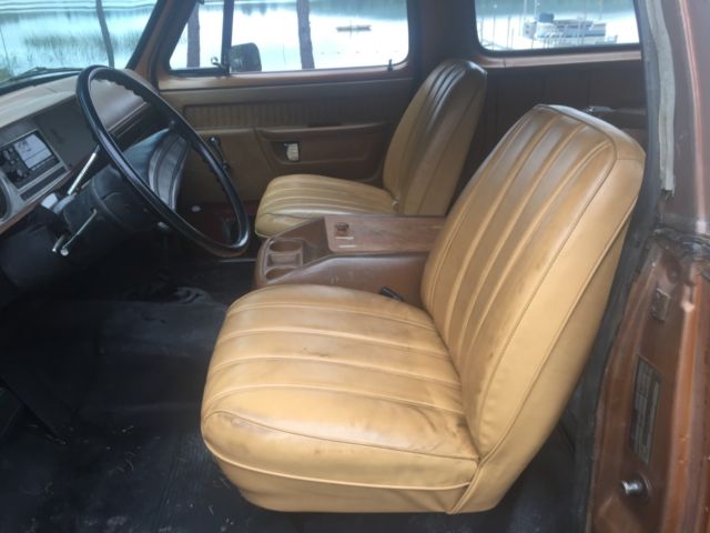 1978 Gold Dodge Ramcharger Convertible