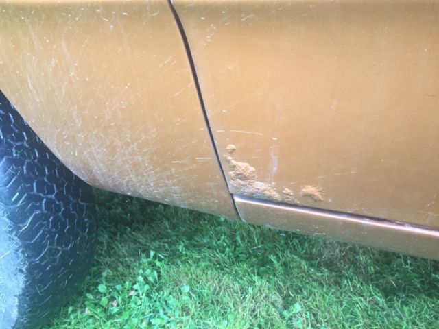 1978 Gold Dodge Ramcharger Convertible