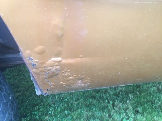 1978 Gold Dodge Ramcharger Convertible