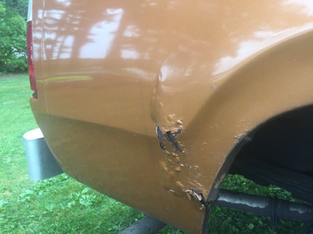 1978 Gold Dodge Ramcharger Convertible