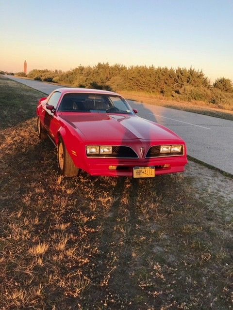1978 Red Pontiac Firebird Coupe