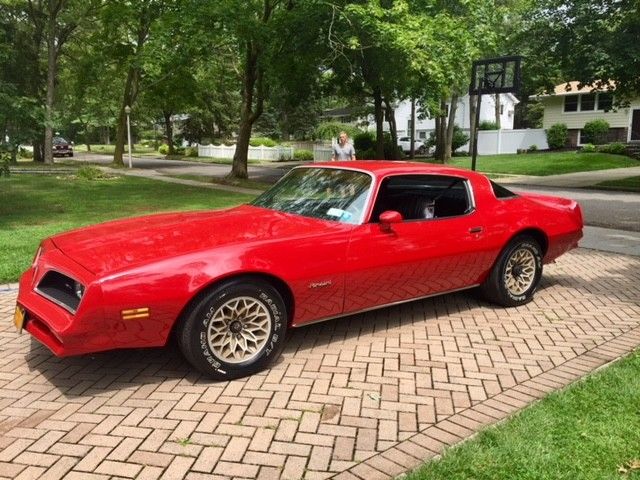 1978 Red Pontiac Firebird Coupe