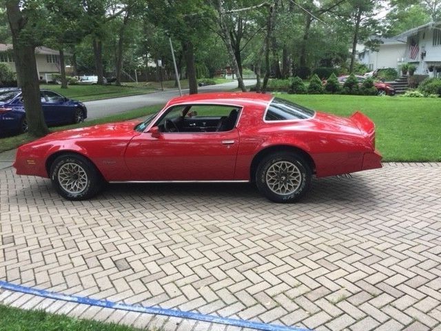 1978 Red Pontiac Firebird Coupe