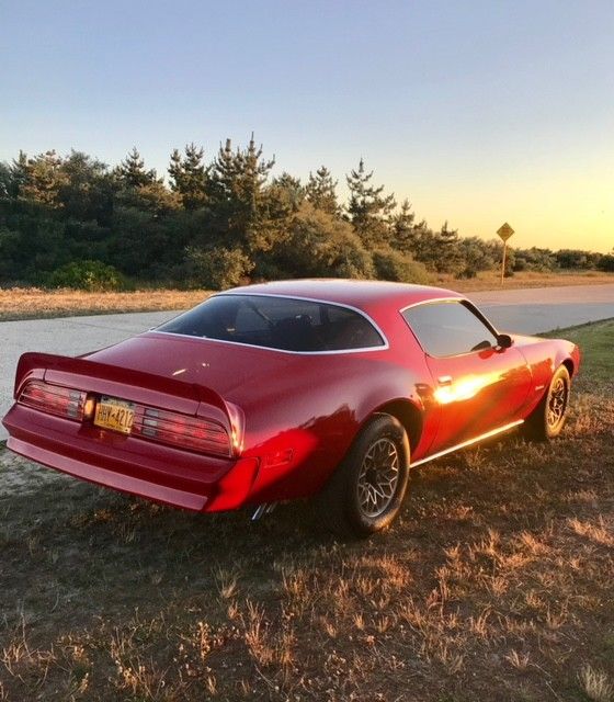 1978 Red Pontiac Firebird Coupe