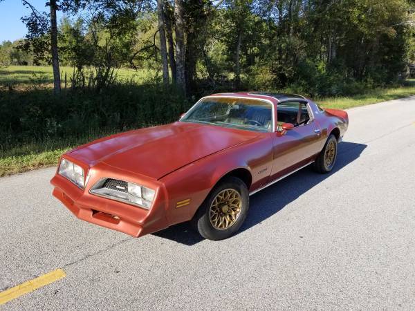 1978 Burgundy Pontiac Firebird Coupe
