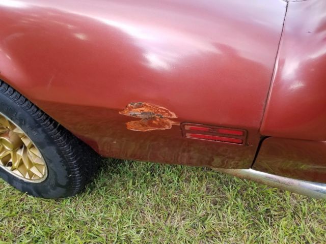 1978 Burgundy Pontiac Firebird Coupe