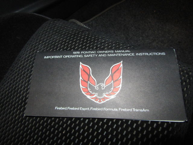 1978 Red Pontiac Trans Am Coupe