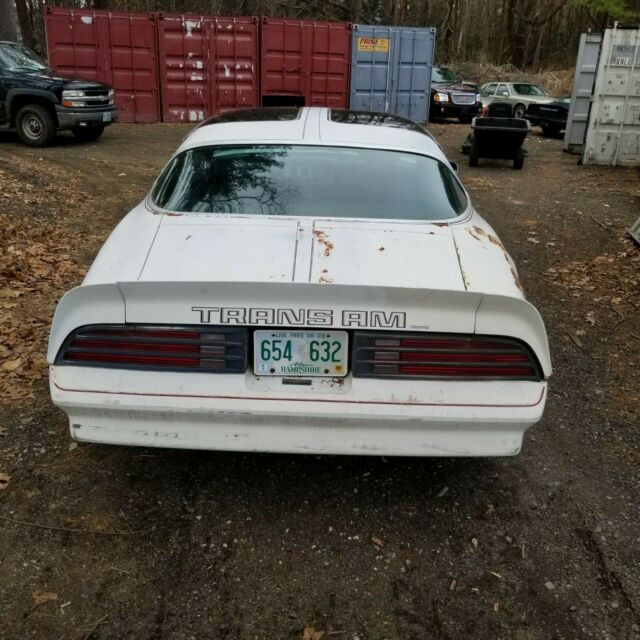 1978 White Pontiac Trans Am Coupe