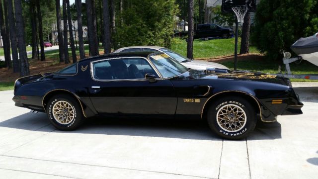 1978 Black Pontiac Trans Am Coupe