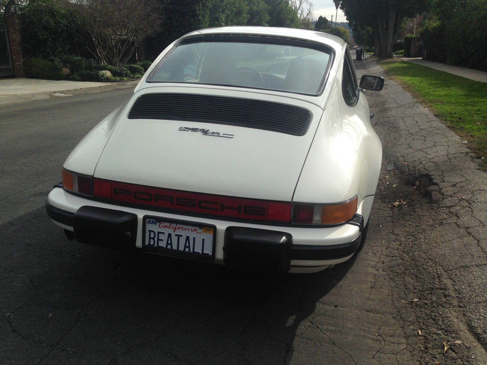 1978 White Porsche 911 Coupe