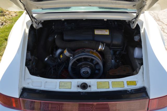 1978 White Porsche 911 Convertible