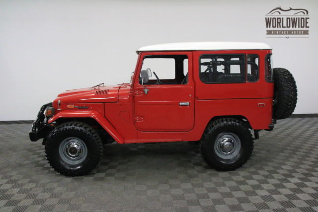 1978 Red Toyota Land Cruiser