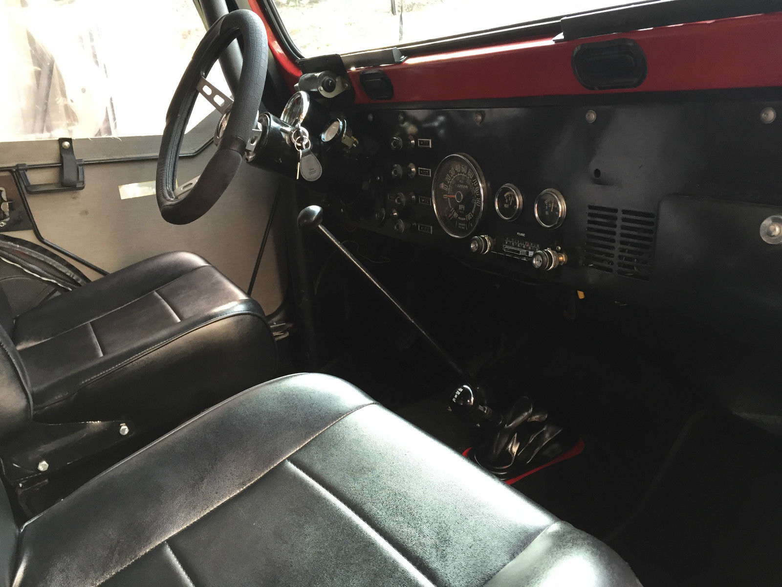 1978 Red Jeep CJ Convertible