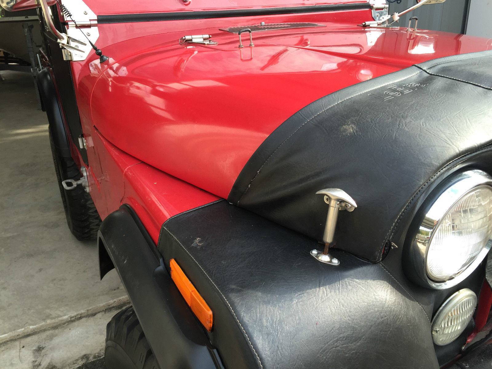 1978 Red Jeep CJ Convertible
