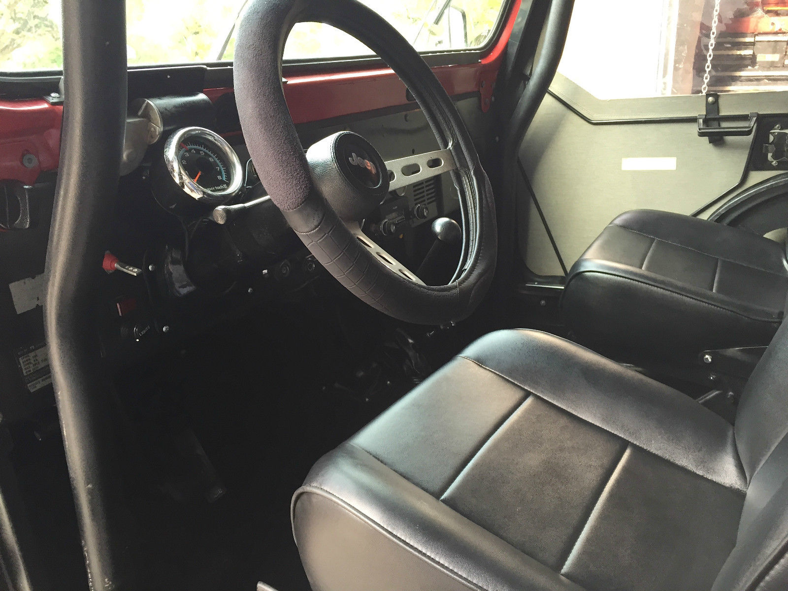 1978 Red Jeep CJ Convertible