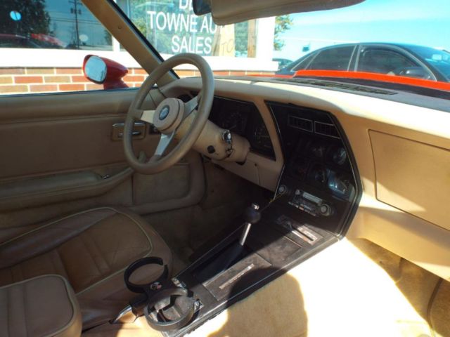 1978 Red Chevrolet Corvette