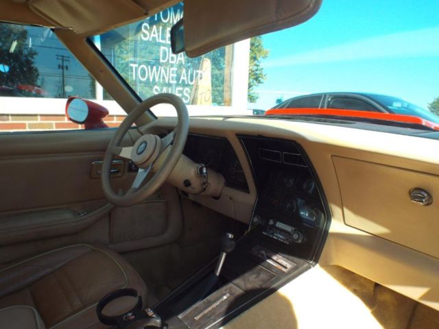 1978 Red Chevrolet Corvette
