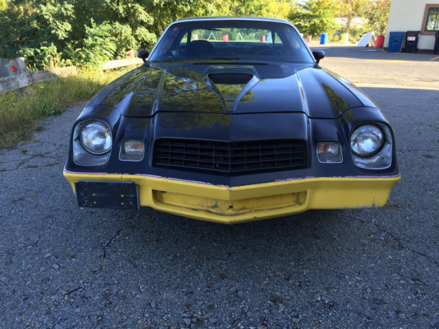 1978 Yellow/Black Chevrolet Camaro 2 Door
