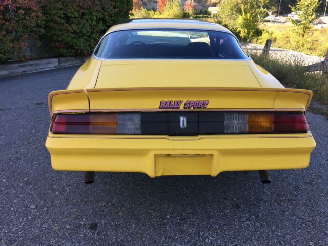 1978 Yellow/Black Chevrolet Camaro 2 Door