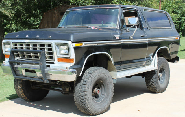 1978 Black Ford Bronco SUV