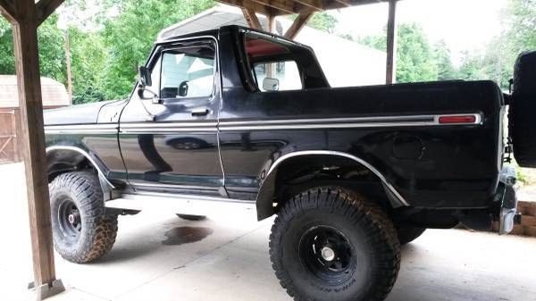 1978 Black Ford Bronco SUV