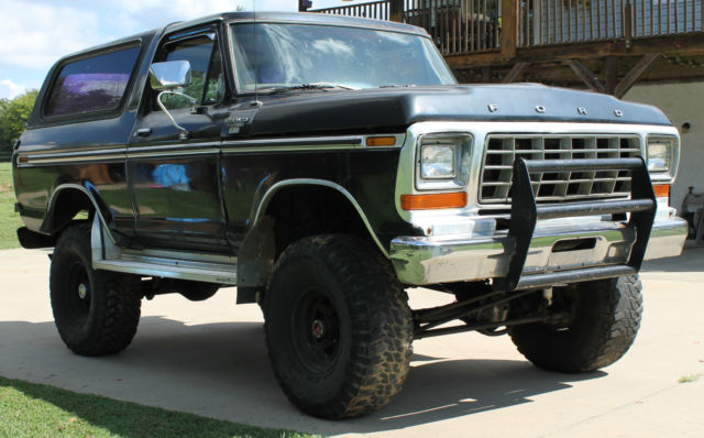 1978 Black Ford Bronco SUV