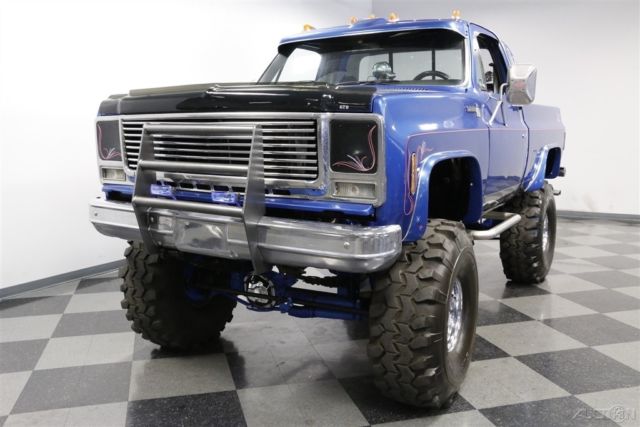 1978 Blue Chevrolet K-10