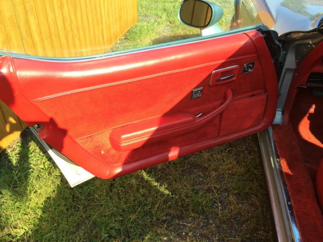 1978 Silver Chevrolet Corvette Coupe