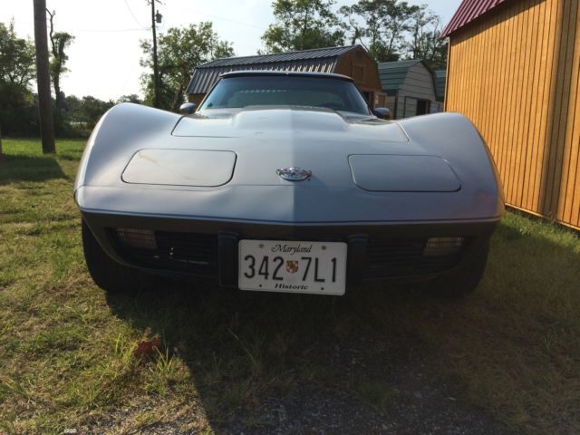 1978 Silver Chevrolet Corvette Coupe