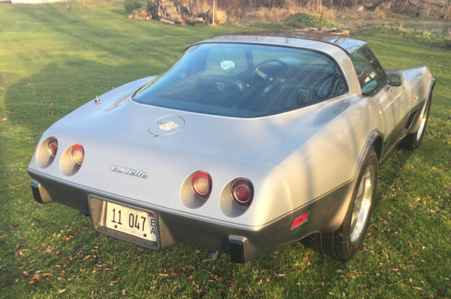 1978 Silver Chevrolet Corvette Coupe T-Top