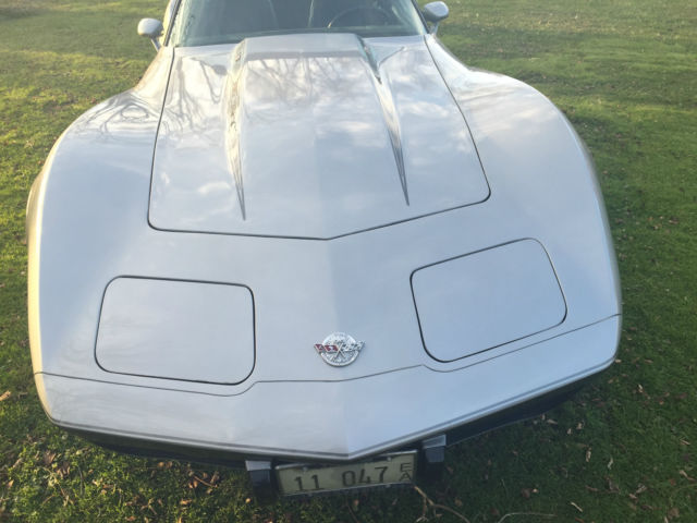 1978 Silver Chevrolet Corvette Coupe T-Top