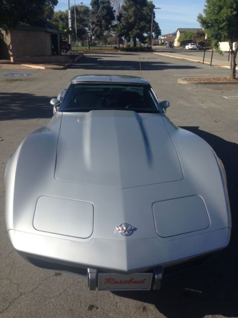 1978 Silver Chevrolet Corvette Coupe
