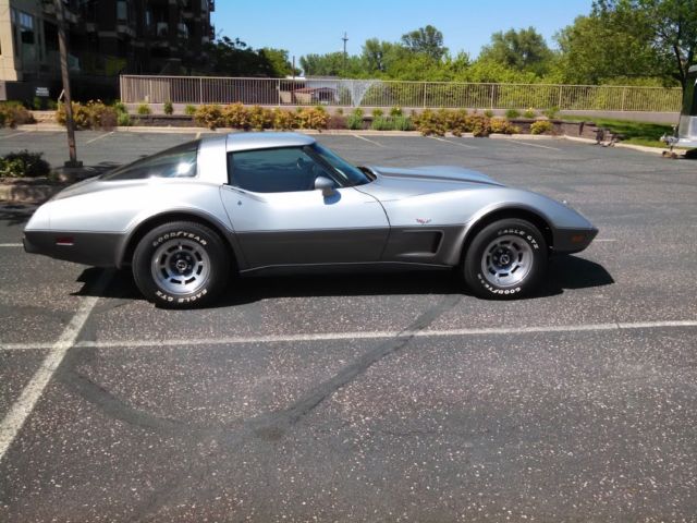 1978 Silver/Gray Chevrolet Corvette