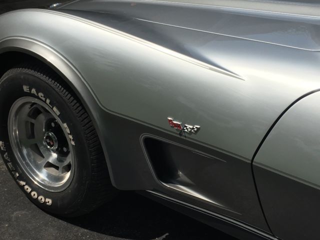 1978 Silver Chevrolet Corvette Coupe