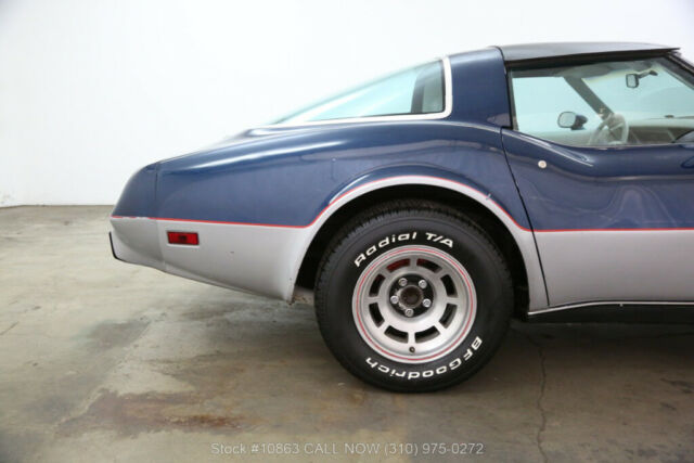 1978 Blue Chevrolet Corvette