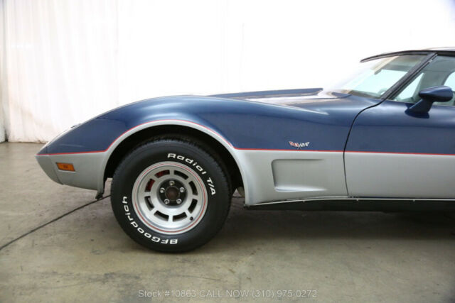 1978 Blue Chevrolet Corvette