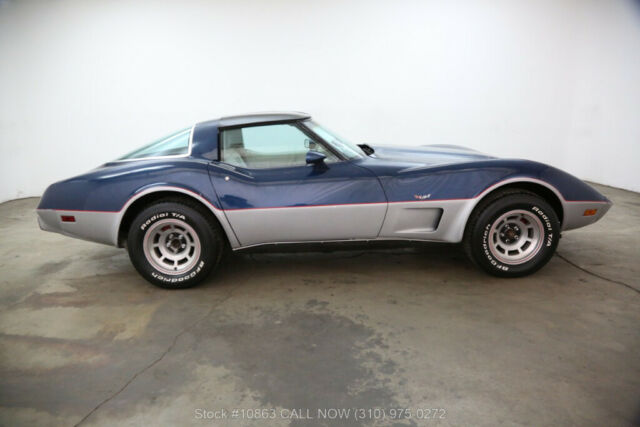 1978 Blue Chevrolet Corvette