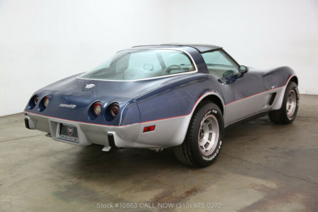 1978 Blue Chevrolet Corvette