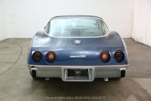 1978 Blue Chevrolet Corvette