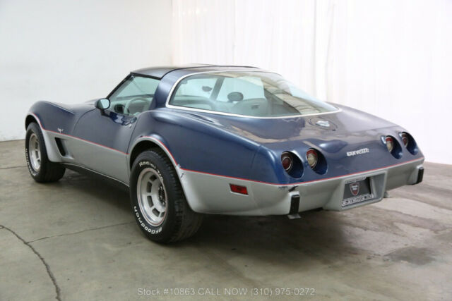 1978 Blue Chevrolet Corvette