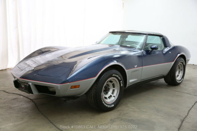 1978 Blue Chevrolet Corvette
