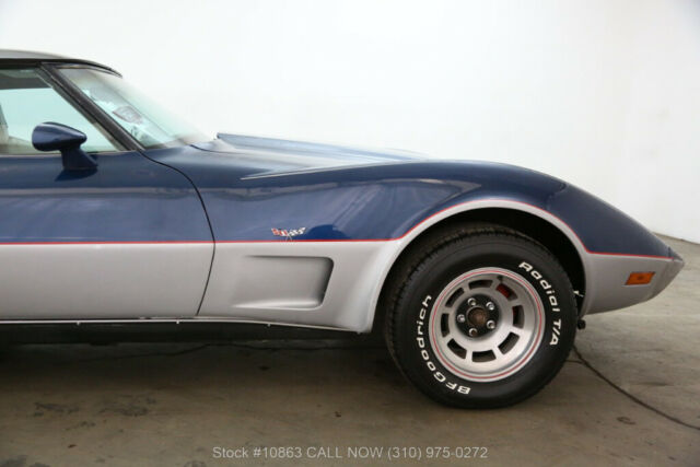 1978 Blue Chevrolet Corvette