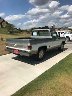 1978 silver and white Chevrolet C-10 SWB