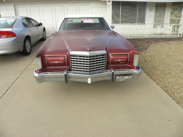 1978 Red Ford Thunderbird Coupe
