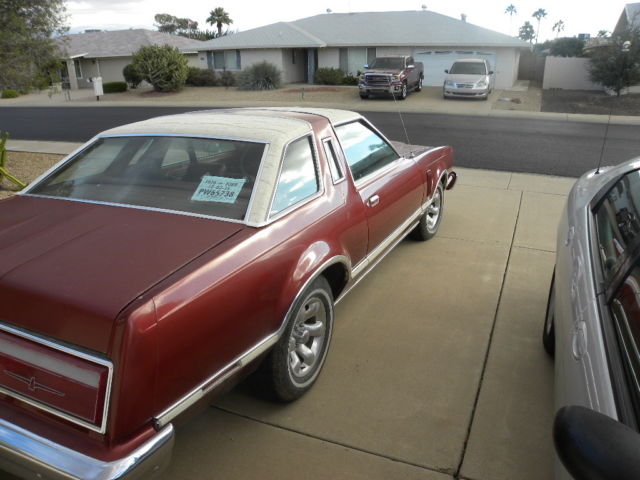 1978 Red Ford Thunderbird Coupe