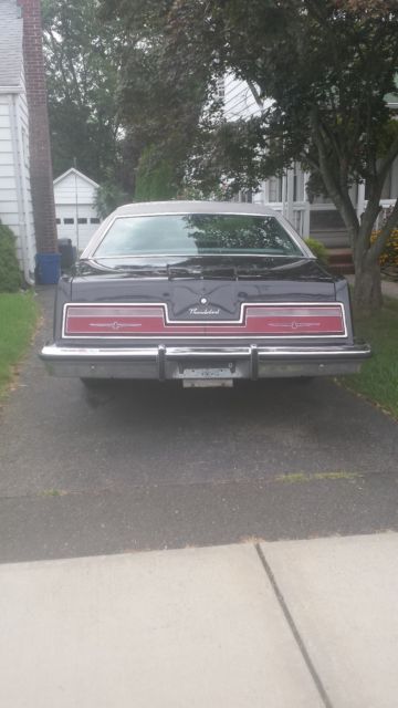 1978 Black Ford Thunderbird Coupe