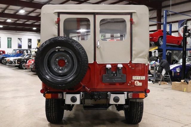 1978 Red Toyota FJ 40 SUV