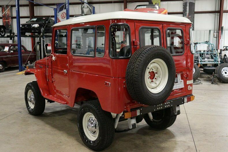 1978 Red Toyota FJ 40 Station Wagon